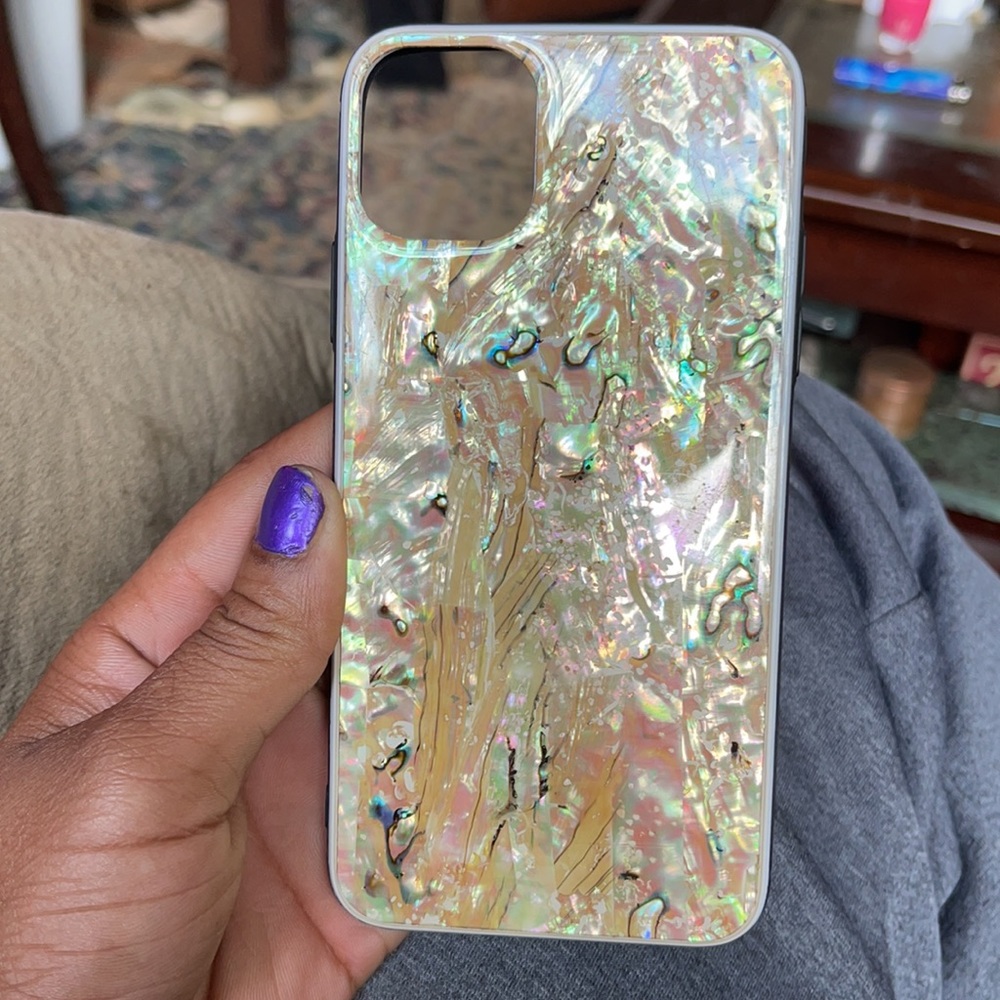 Genuine abalone paua shell IPhone 11pro Max case